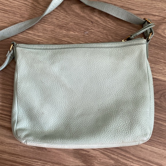 FOSSIL ERIN Leather Crossbody PURSE STYLE ZB5460 Eggshell BLUE - Picture 3 of 12